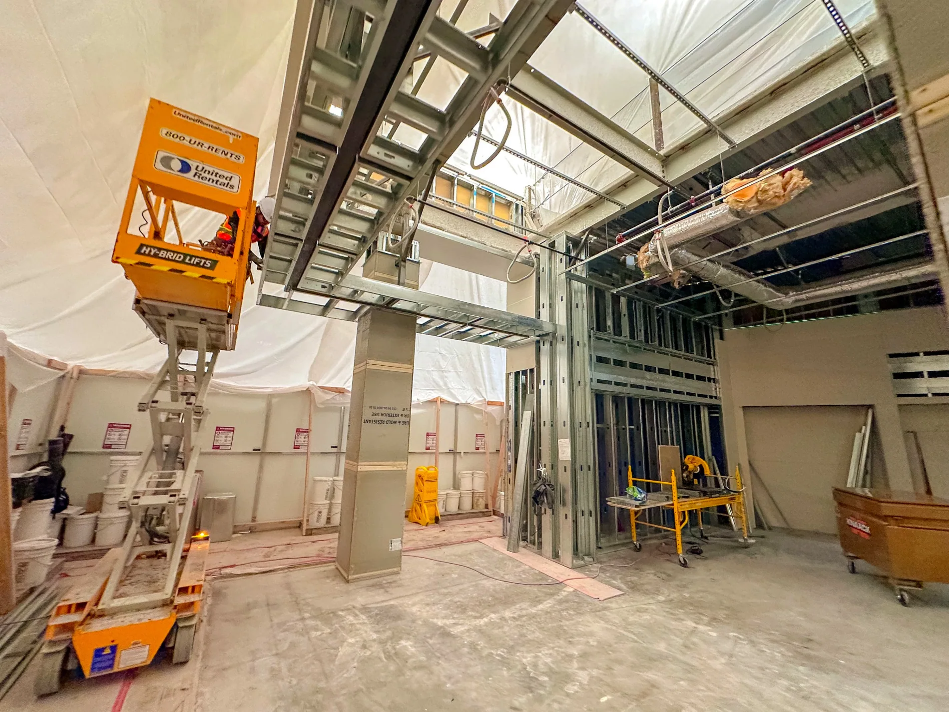 Arts District San Diego Airport construction photograph 4