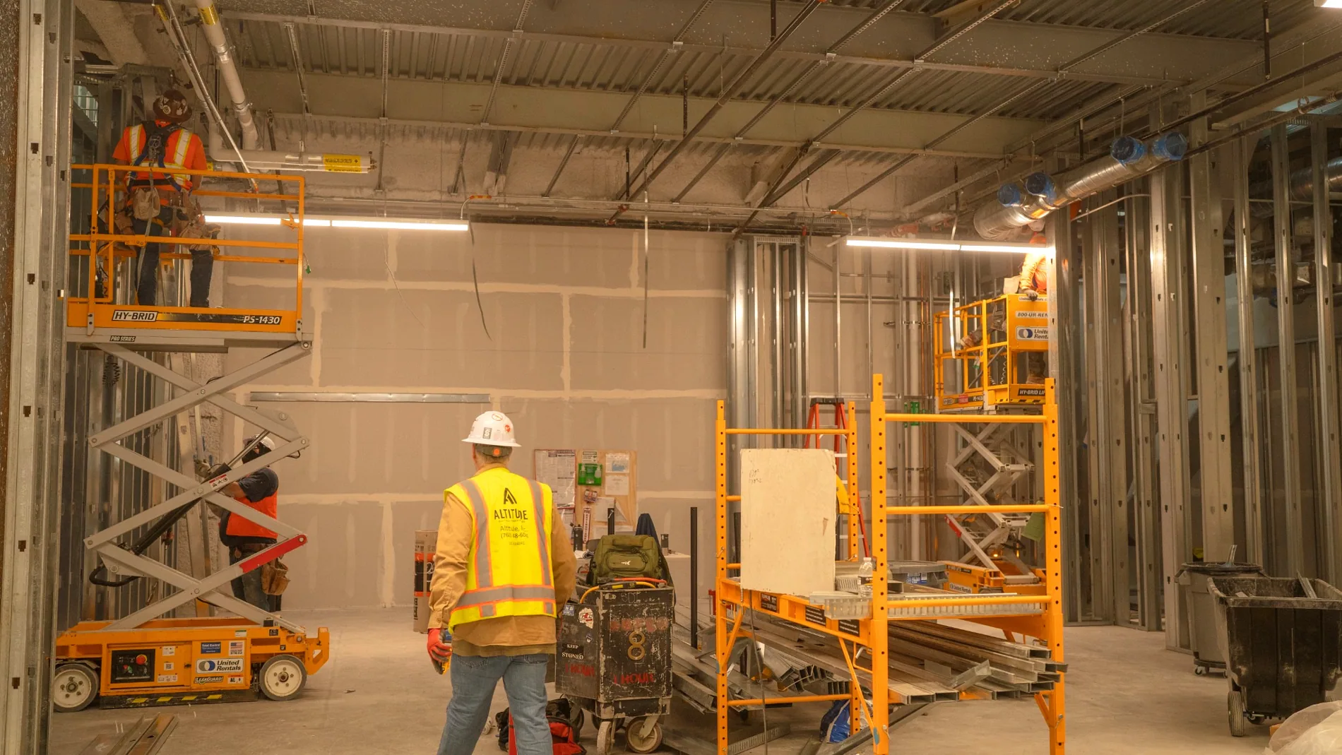 Arts District San Diego Airport construction photograph 5