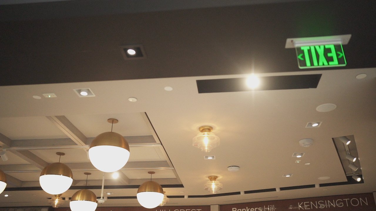 PDG jobsite team working on interior drywall walls and ceiling finishing