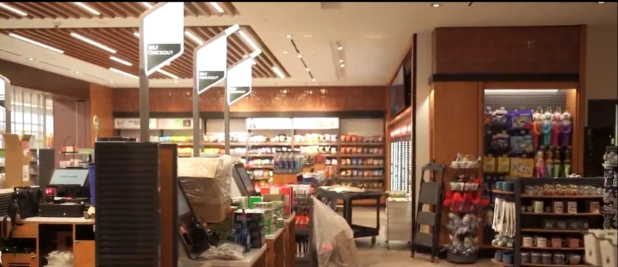 Univision San Diego Airport finished retail interior photo 6
